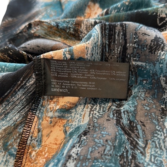 Sandwich_ | Box Pleated Neckline Long Sleeve Dress - Size Small - Picture 7 of 12